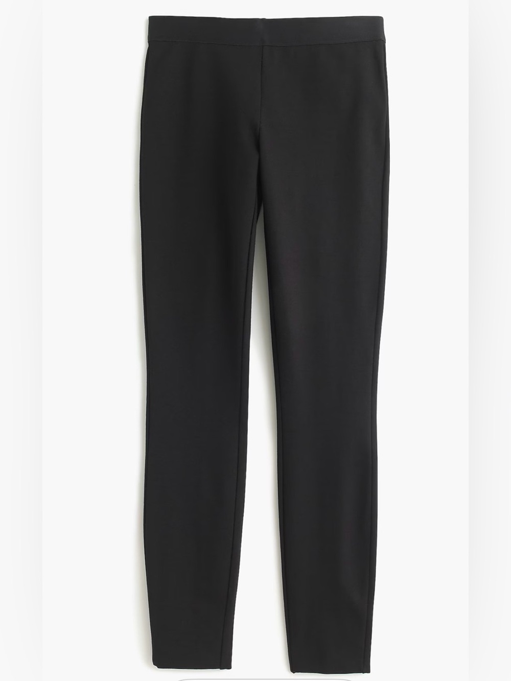 J. Crew Women's Black Ankle-Length Ponte Pixie Pants